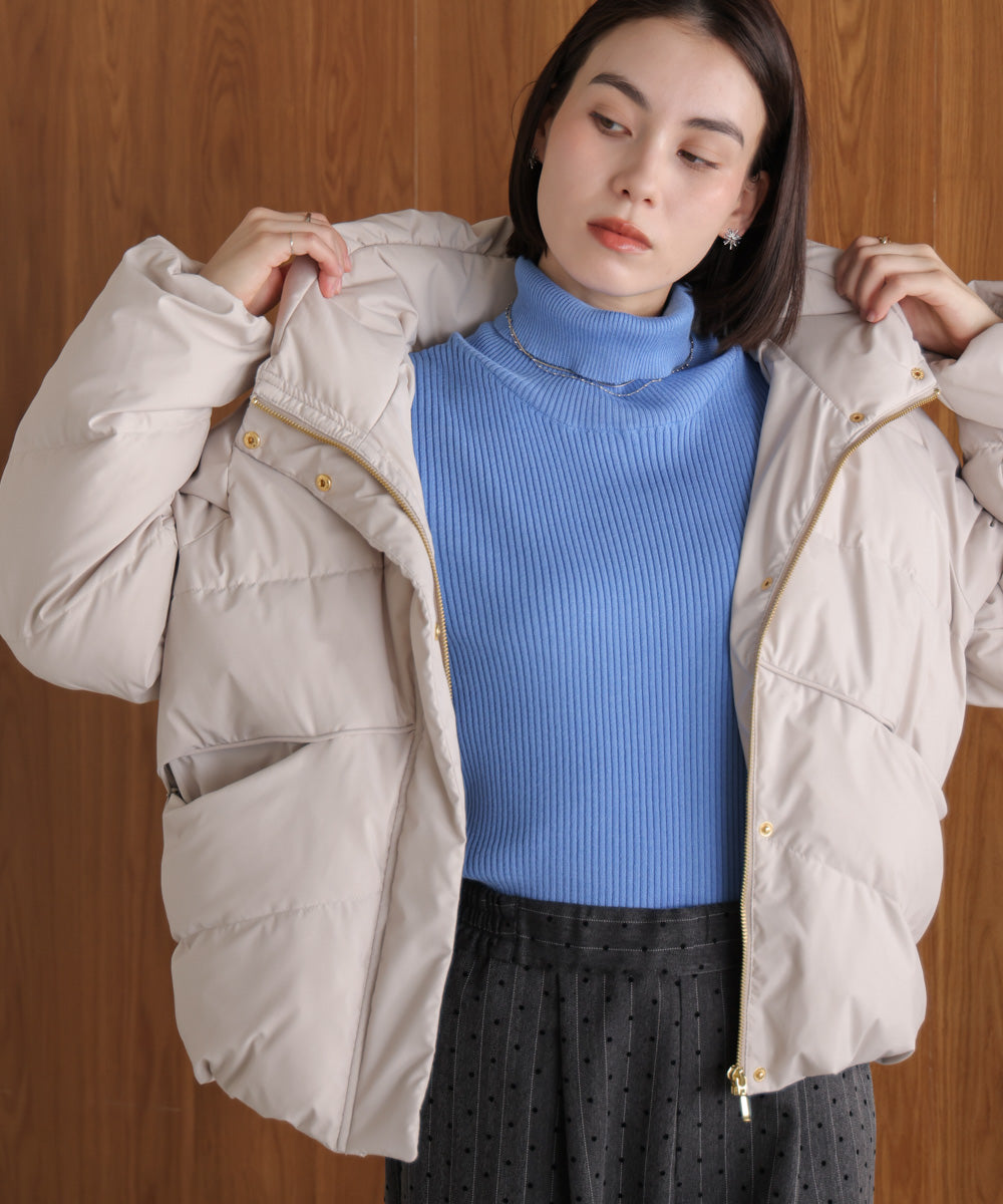 ストレッチカシュネックピュアダウン