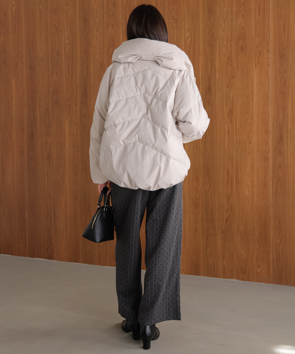 ストレッチカシュネックピュアダウン