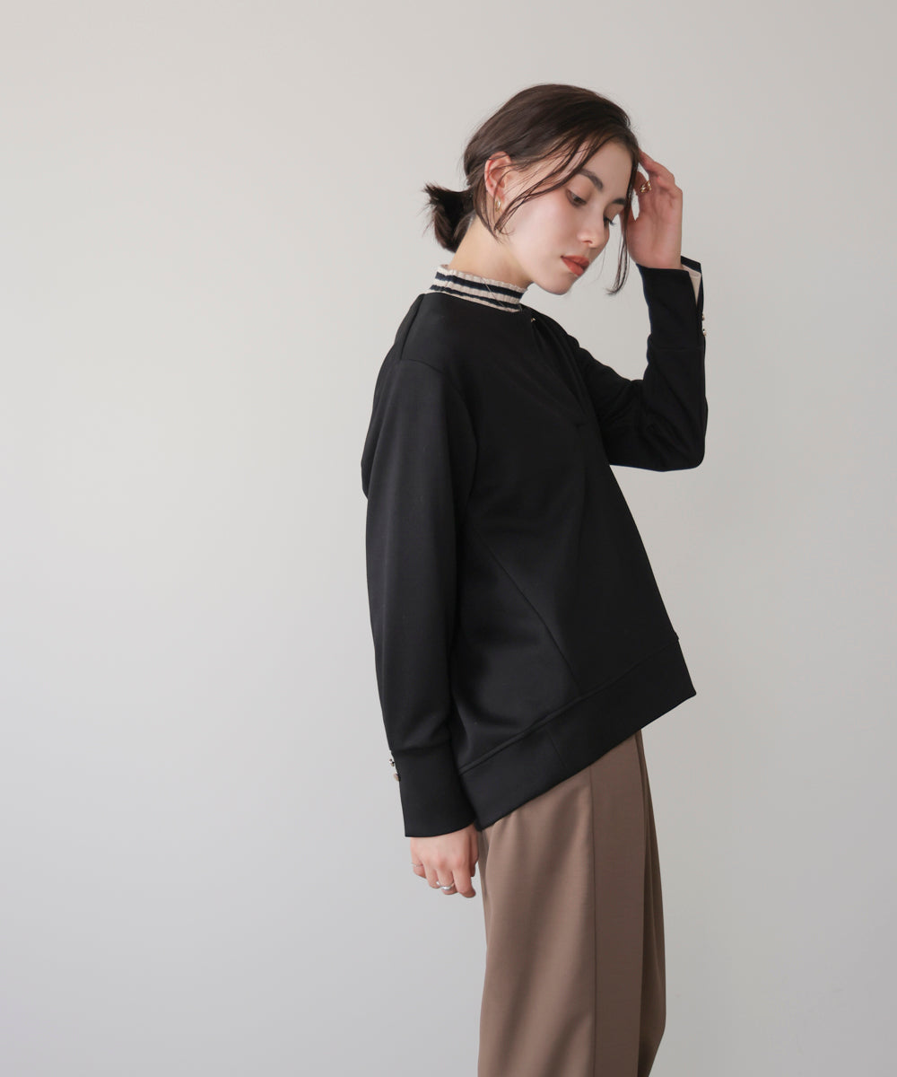 パウンドストレッチフレアプルオーバー