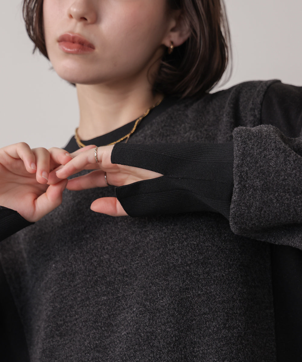 ウールライクメルトンプルオーバー［11/28発送予定］