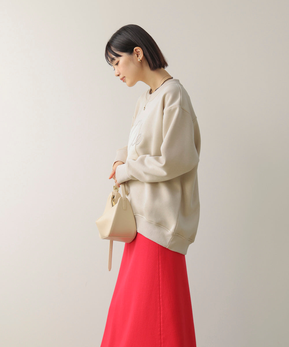 裏起毛アイロンロゴプルオーバー