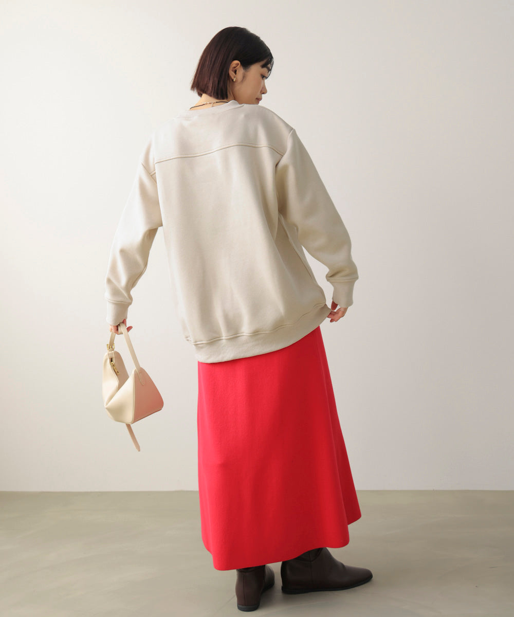 裏起毛アイロンロゴプルオーバー