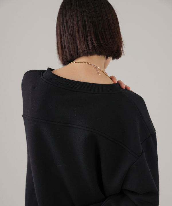 裏起毛アイロンロゴプルオーバー