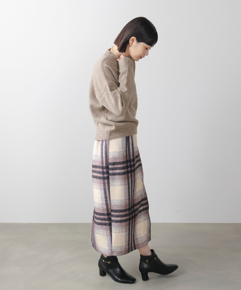 レディーモチーフニットプルオーバー