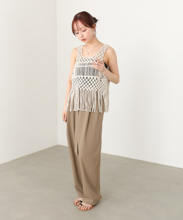 マクラメベスト