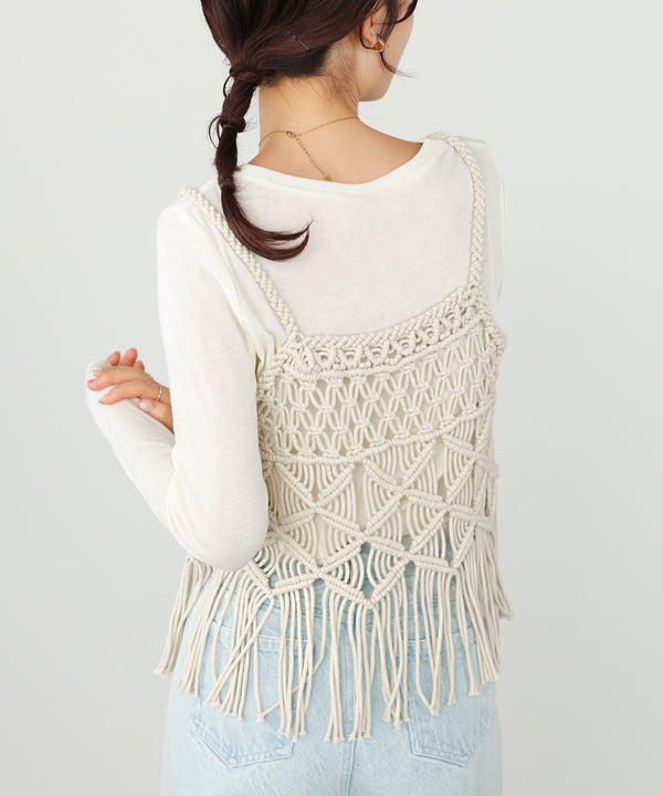 マクラメベスト