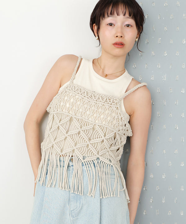 マクラメベスト