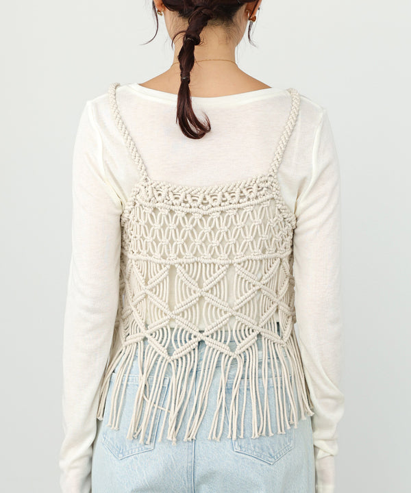 マクラメベスト