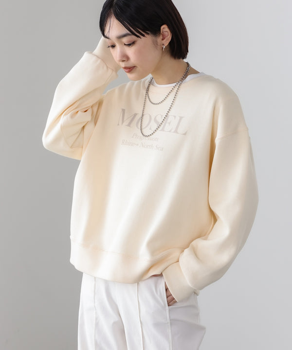MOSELフロッキーロゴプルオーバー［2/20発送予定］