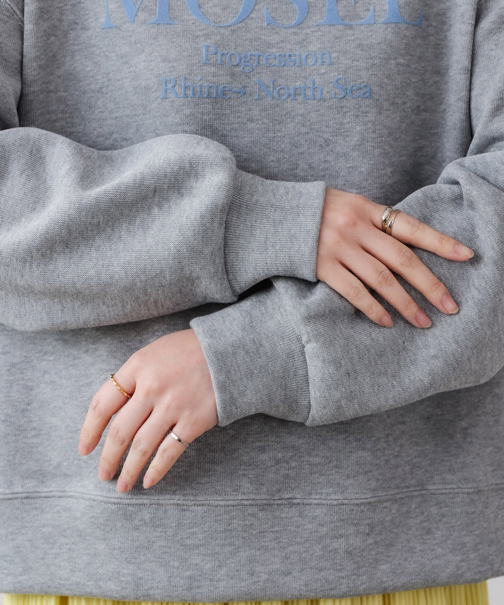 MOSELフロッキーロゴプルオーバー［2/20発送予定］