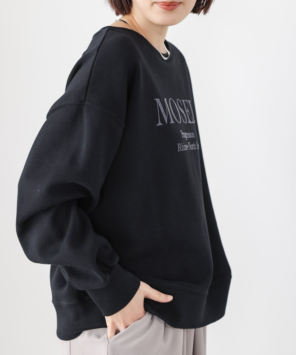 MOSELフロッキーロゴプルオーバー［2/20発送予定］