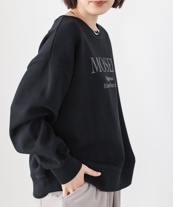 MOSELフロッキーロゴプルオーバー［2/20発送予定］