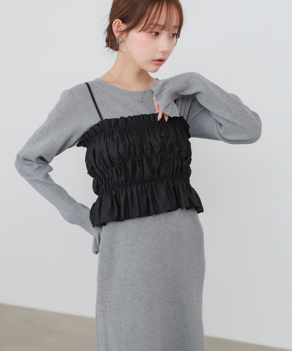 ビスチェＳＥＴニットワンピース