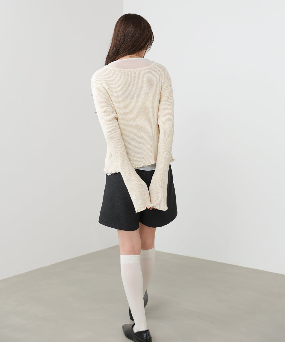 ヘムメロウスリットカーディガン