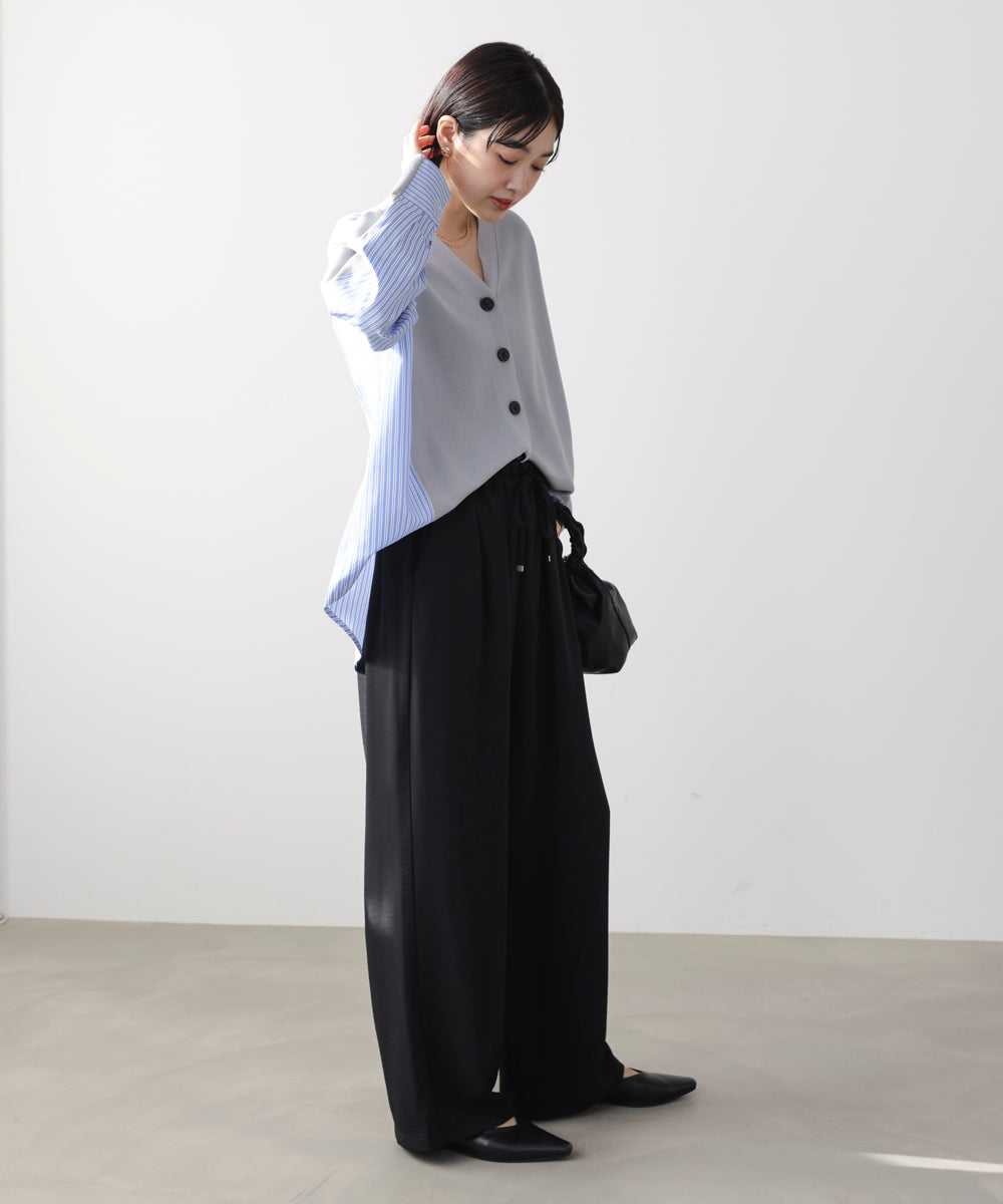 AURALEE ドロストパンツ サイズ0 キリュウドロストパンツ