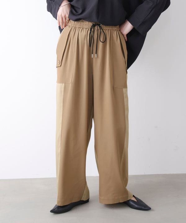 異素材ワークパンツ［3/27発送予定］