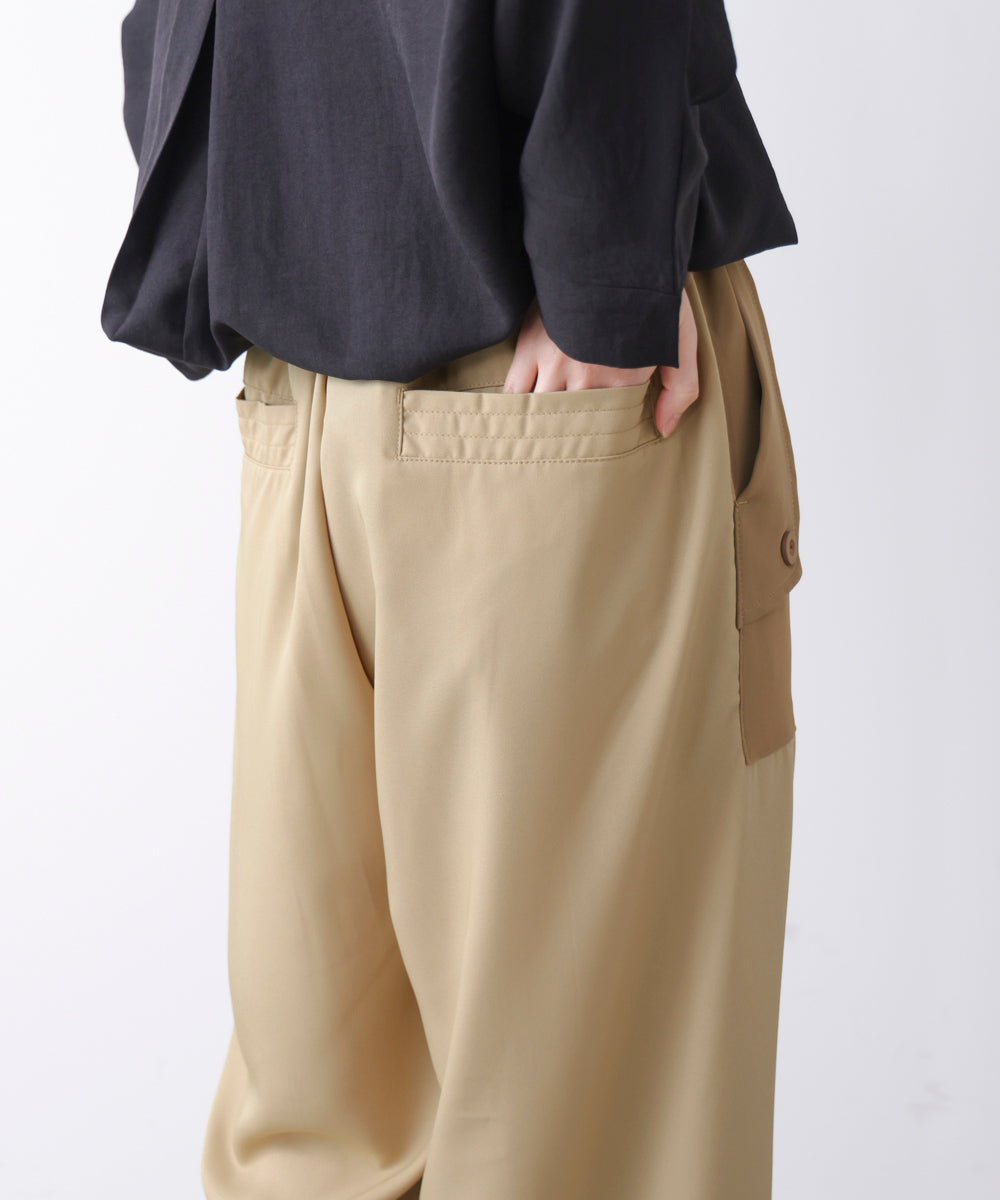 異素材ワークパンツ［3/27発送予定］