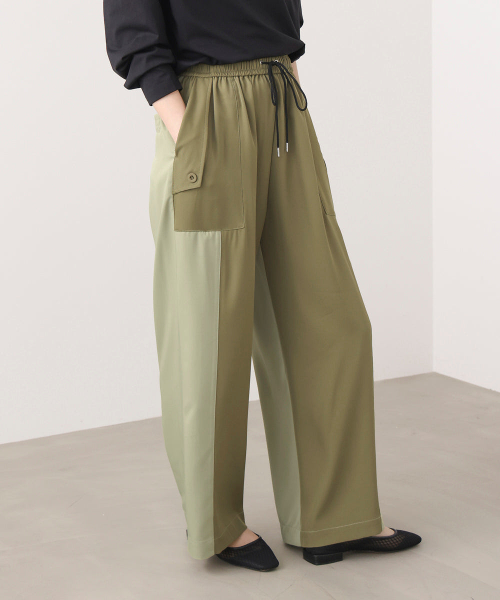 異素材ワークパンツ［3/27発送予定］