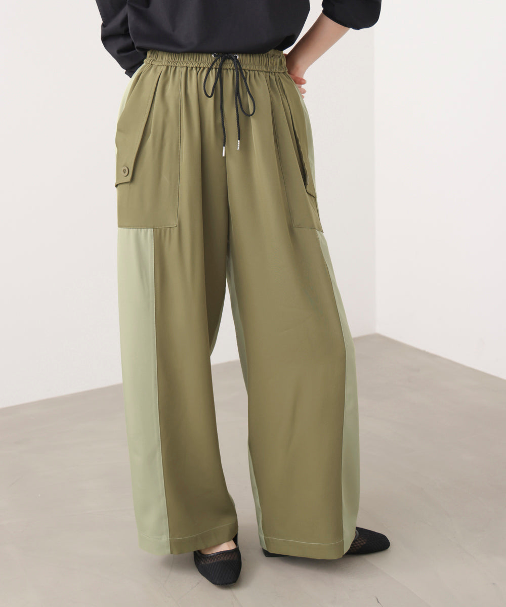 異素材ワークパンツ［3/27発送予定］