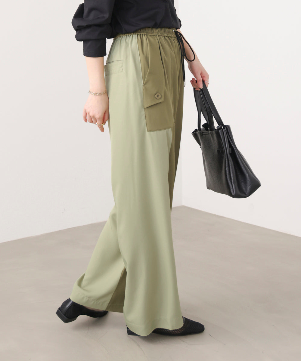 異素材ワークパンツ［3/27発送予定］