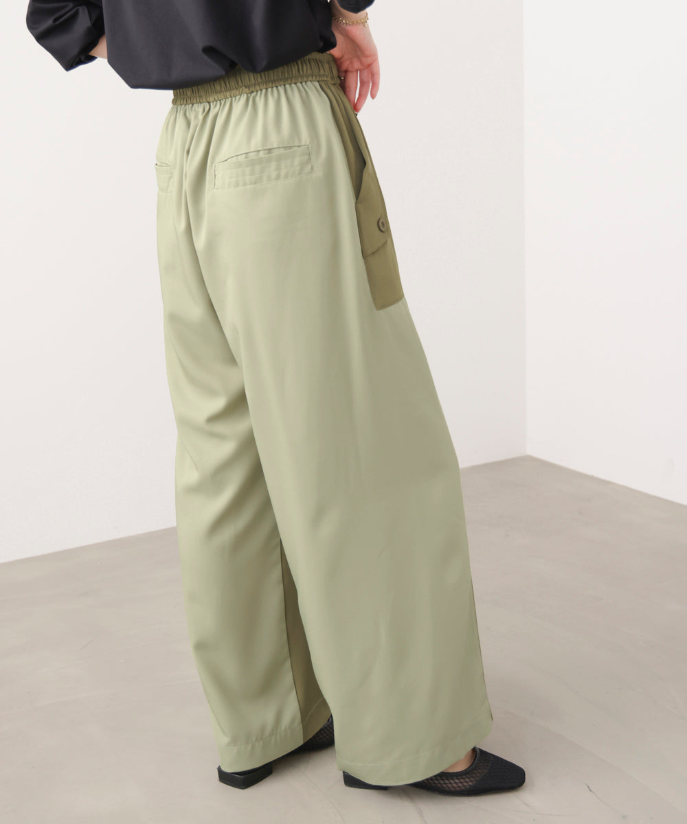 異素材ワークパンツ［3/27発送予定］