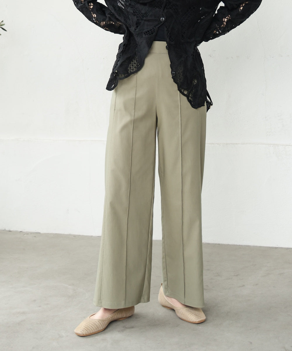 【ＵＶカット／接触冷感】HAKIYASEワイドパンツ