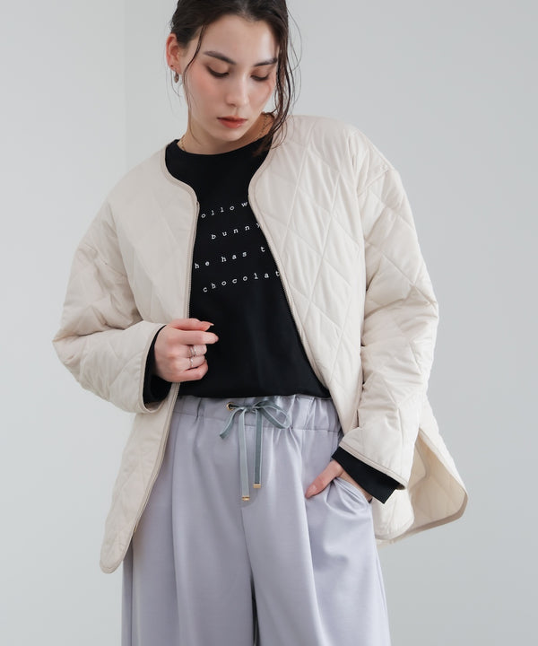 中綿キルティングアウター