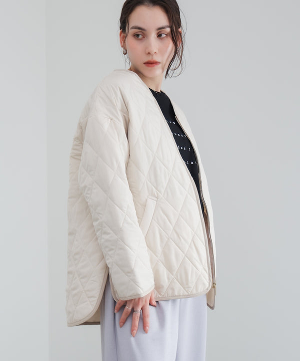 中綿キルティングアウター