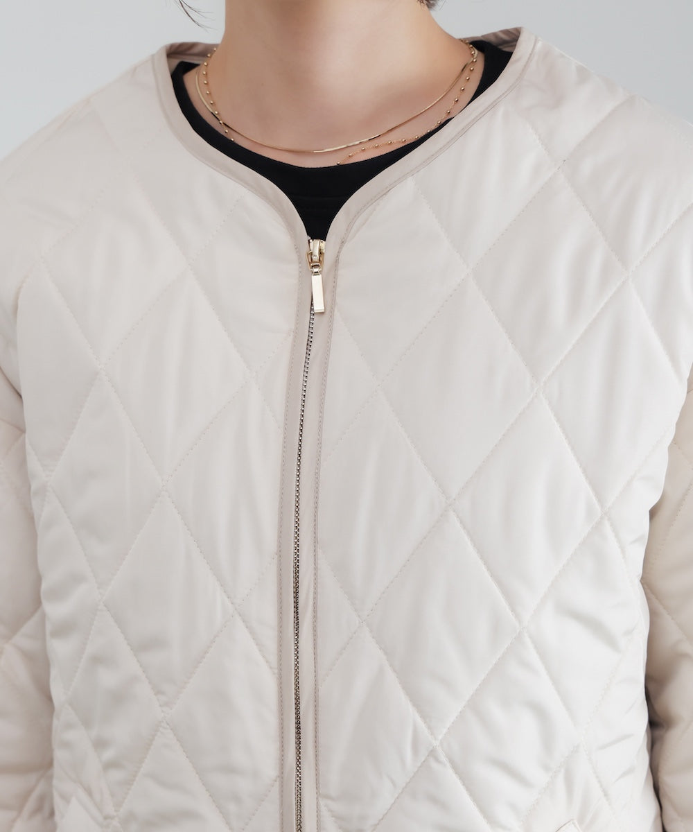 中綿キルティングアウター