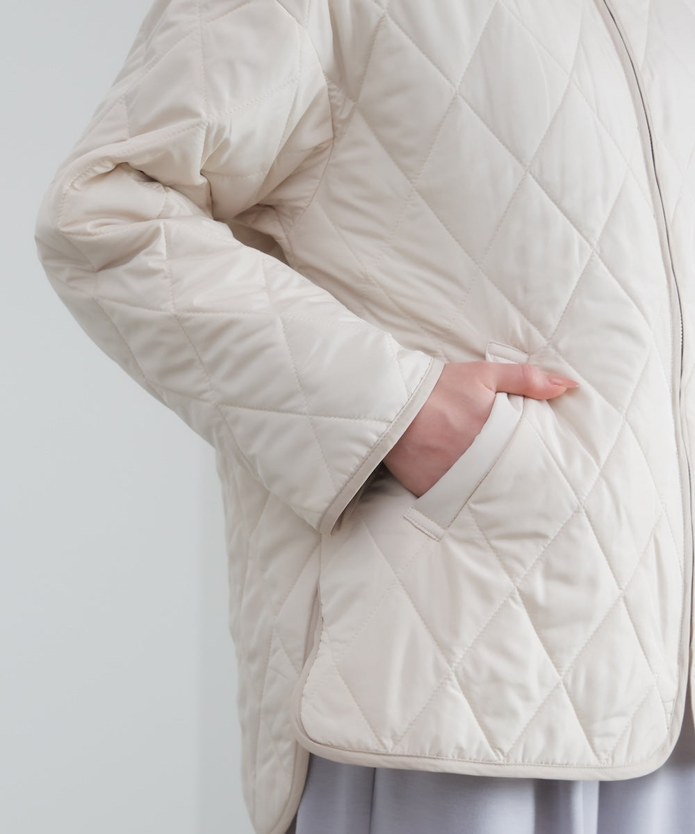中綿キルティングアウター