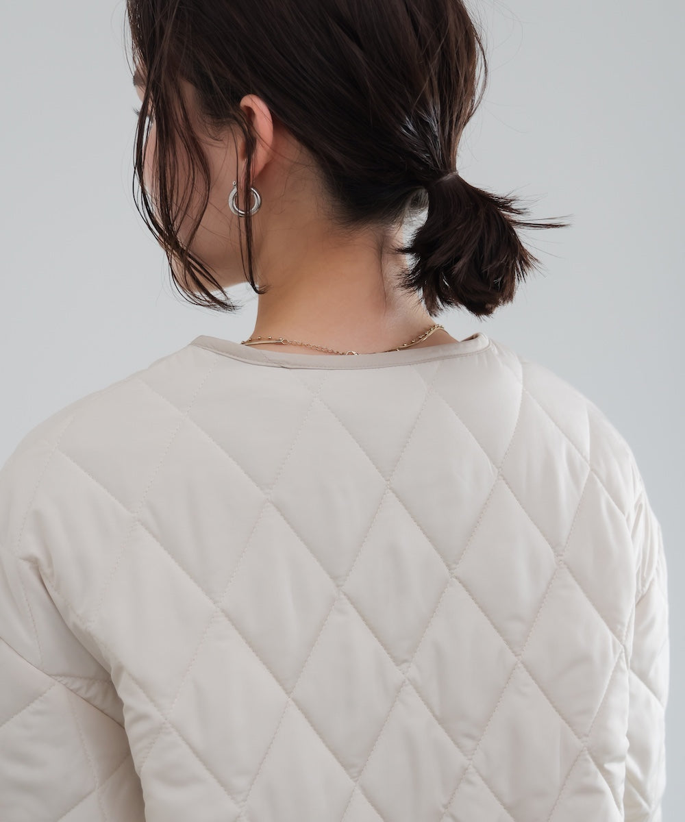 中綿キルティングアウター