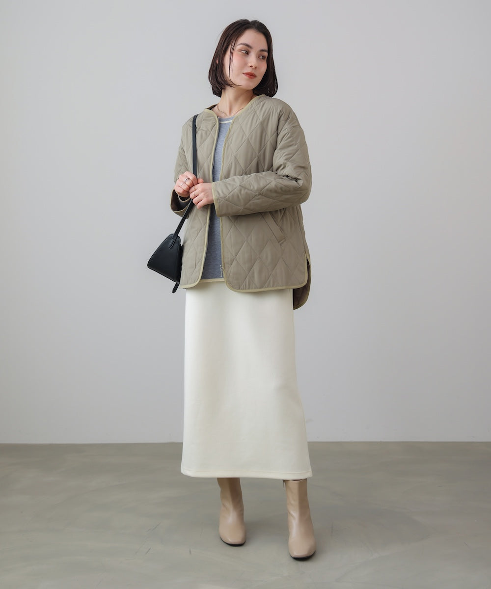 中綿キルティングアウター