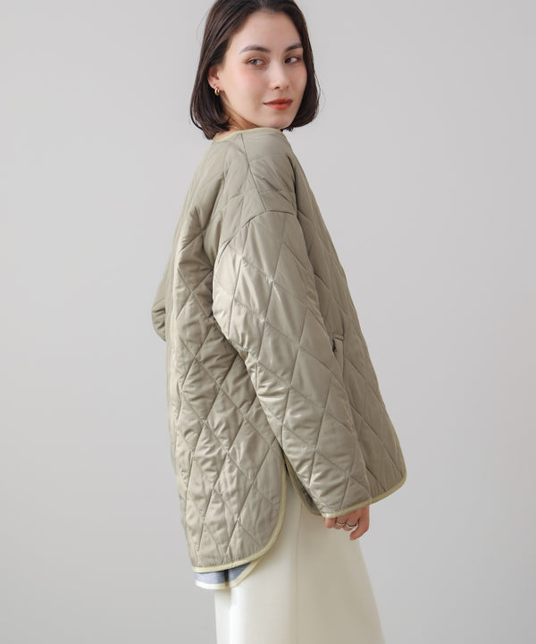 中綿キルティングアウター