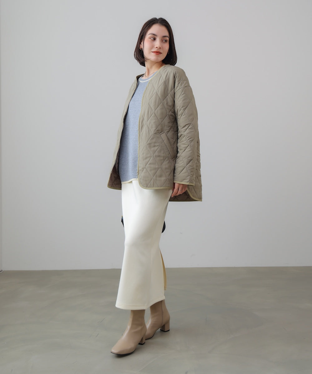 中綿キルティングアウター