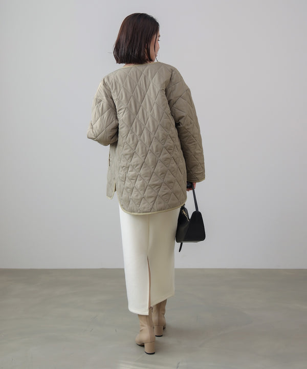 中綿キルティングアウター