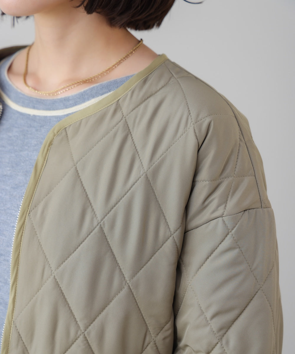 中綿キルティングアウター
