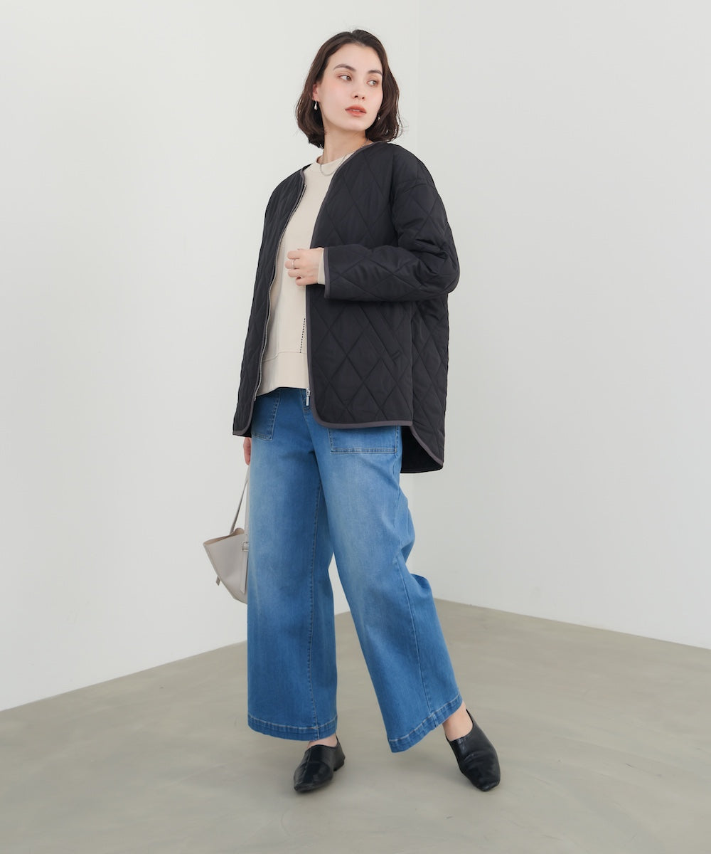 中綿キルティングアウター