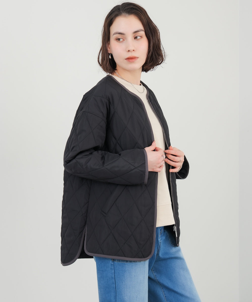 中綿キルティングアウター
