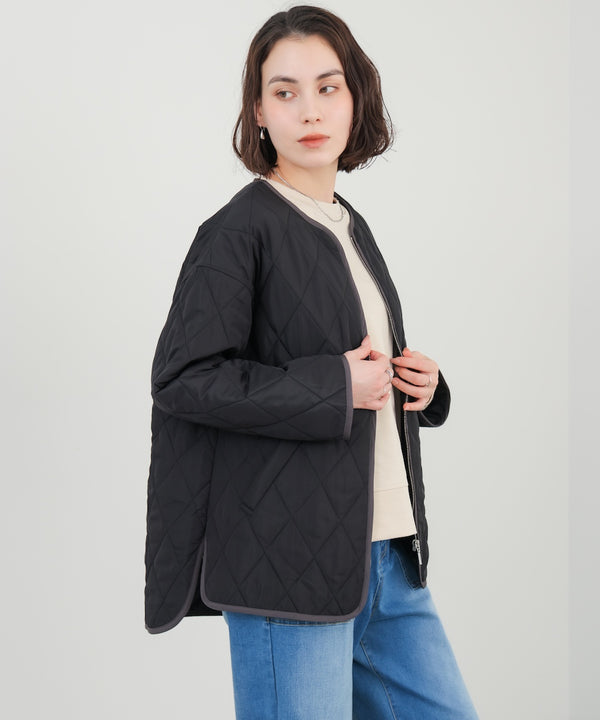 中綿キルティングアウター