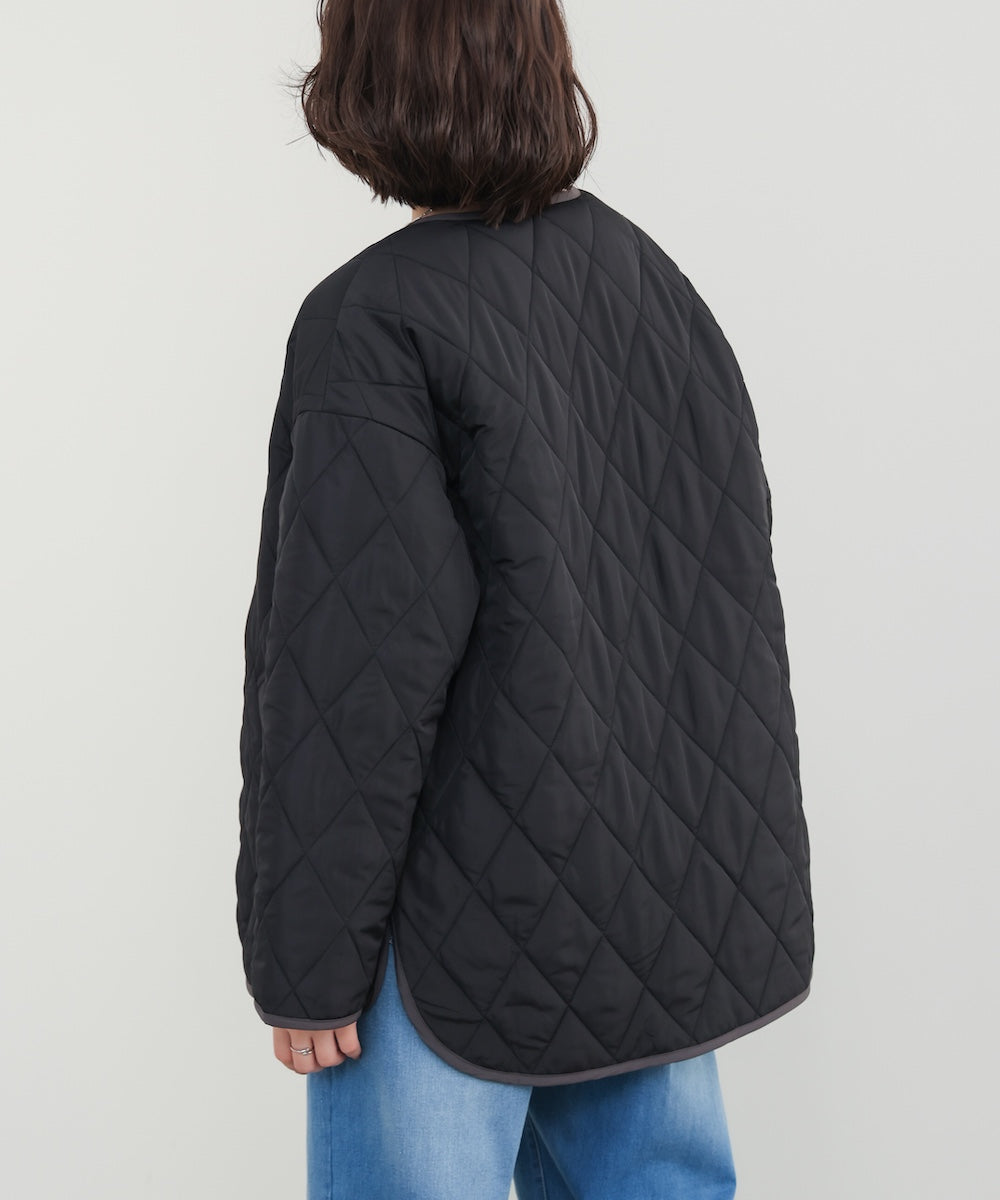 中綿キルティングアウター