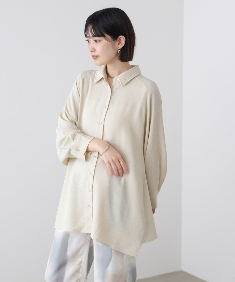 麻ライクＡラインチュニック