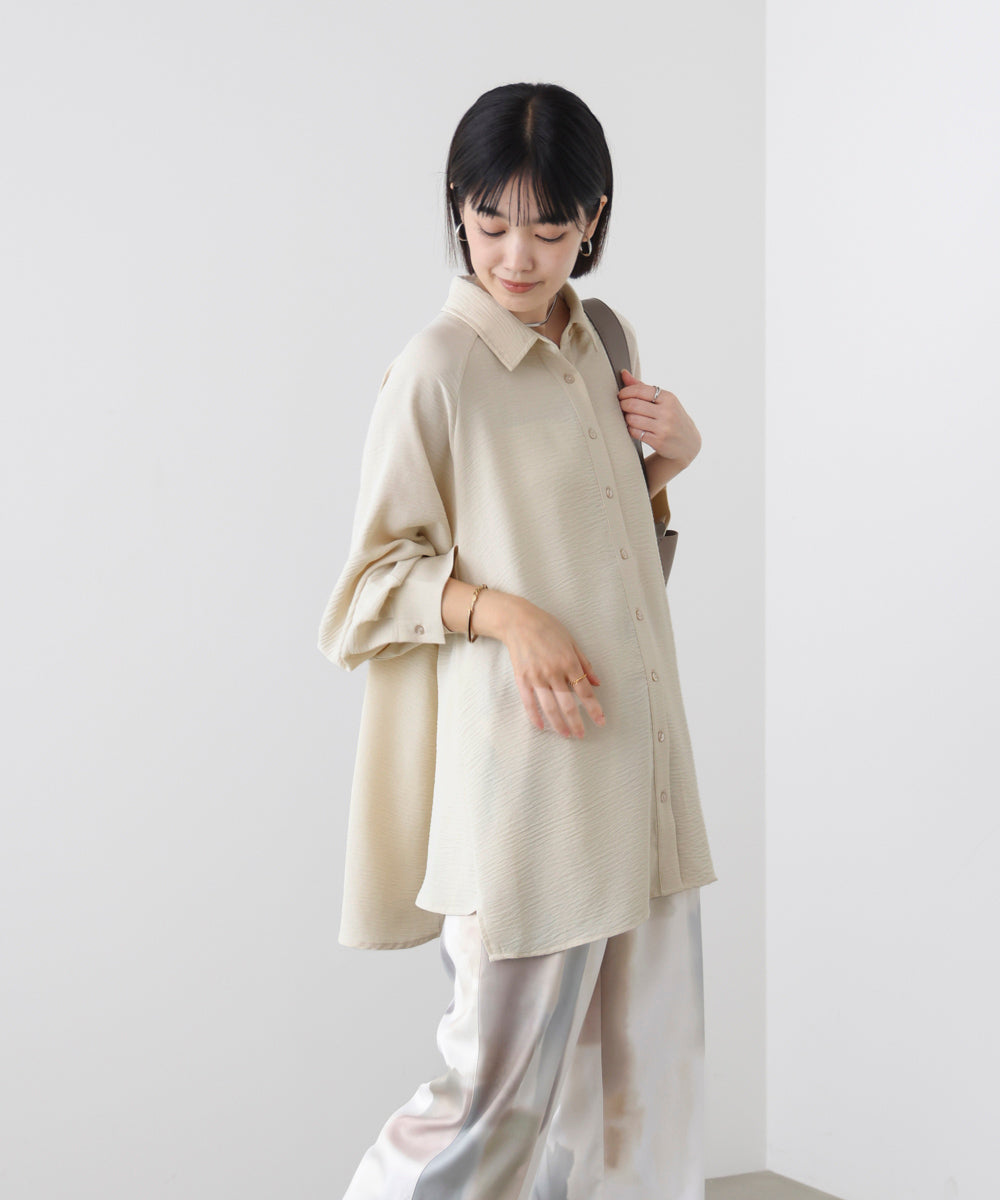 麻ライクＡラインチュニック