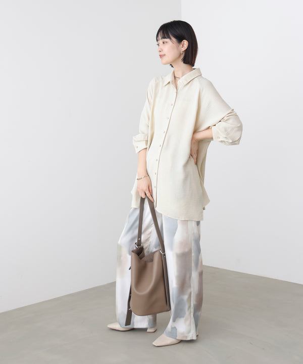 麻ライクＡラインチュニック