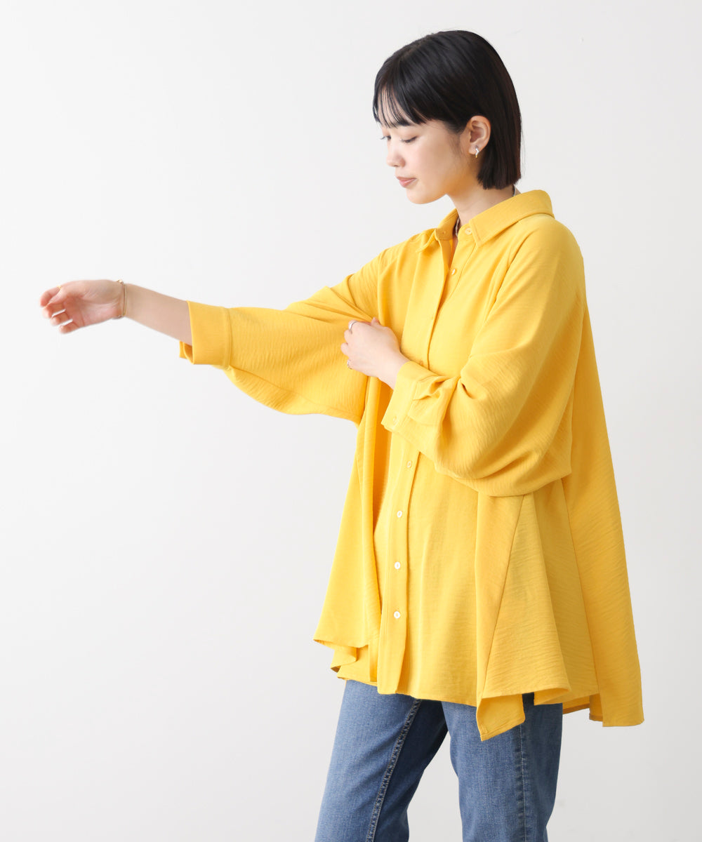 新色追加】麻ライクAラインチュニック