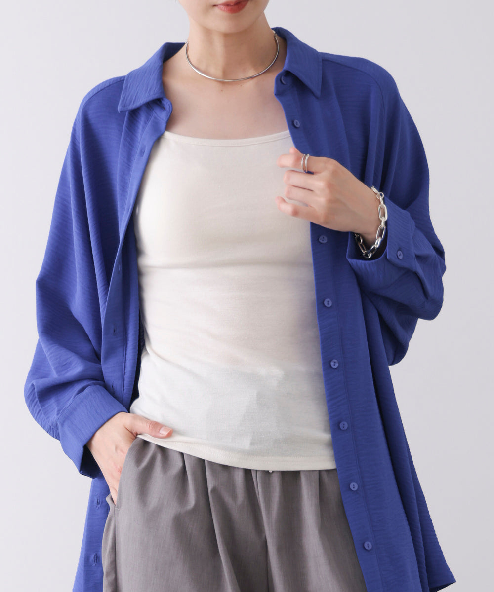 【新色追加】麻ライクＡラインチュニック