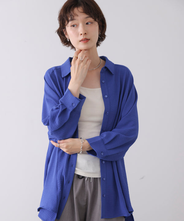 【新色追加】麻ライクＡラインチュニック