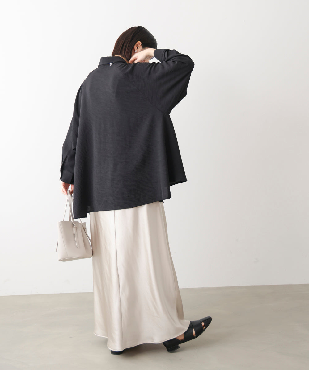 麻ライクＡラインチュニック