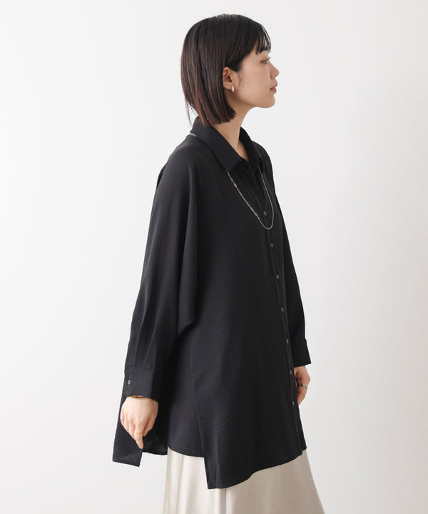 麻ライクＡラインチュニック