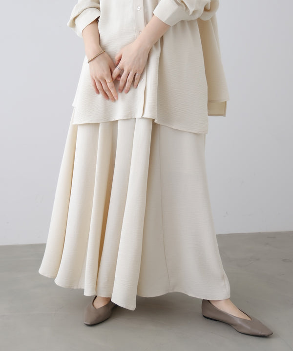 麻ライクポイントベルトパンツ［3/27発送予定］