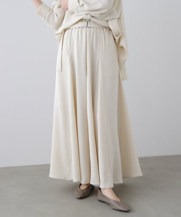 麻ライクポイントベルトパンツ［3/27発送予定］